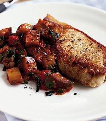 https://www.pontalo.net - Pork chops with aubergine