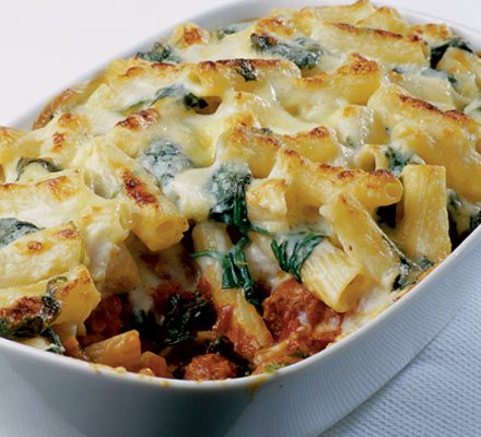 https://www.pontalo.net - Rigatoni sausage bake