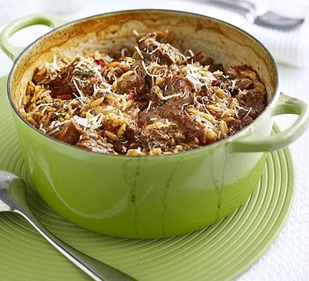 https://www.pontalo.net - Greek lamb with orzo