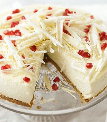 https://www.pontalo.net - White chocolate & ricotta cheesecake