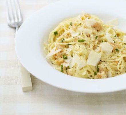 https://www.pontalo.net - Smoked salmon carbonara