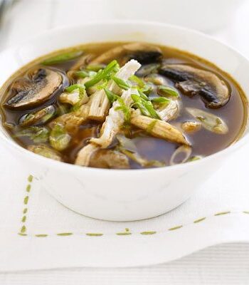 https://www.pontalo.net - Thai chicken & mushroom broth