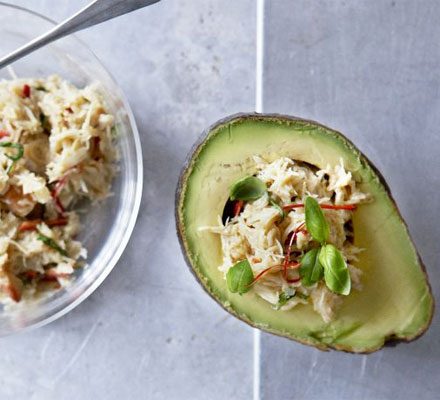 https://www.pontalo.net - Crab-stuffed avocados