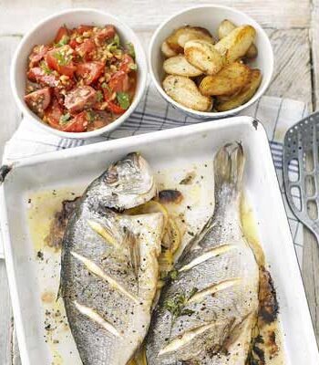 https://www.pontalo.net - Roast whole fish with salsa romesco