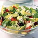 https://www.pontalo.net - Greek island salad with chicken & avocado