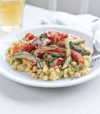 https://www.pontalo.net - Roasted vegetable couscous with mascarpone