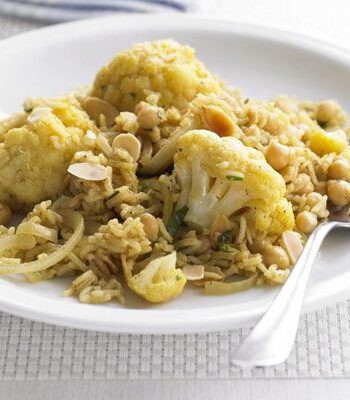 https://www.pontalo.net - Cauliflower & chickpea pilaf