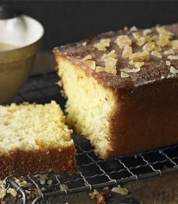 https://www.pontalo.net - Lime & ginger drizzle cake