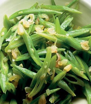 https://www.pontalo.net - Runner beans with shallot butter