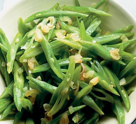 https://www.pontalo.net - Runner beans with shallot butter