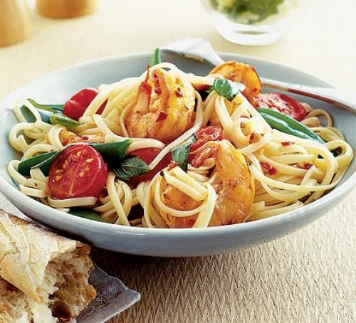 https://www.pontalo.net - Chilli prawn linguine