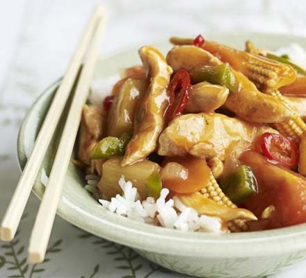 https://www.pontalo.net - Sweet & sour chicken & veg