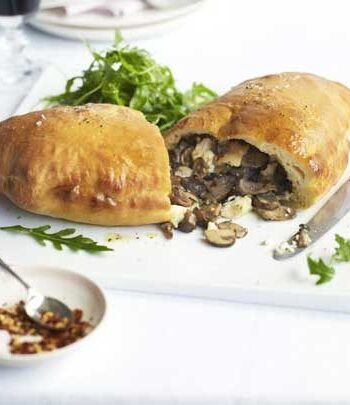 https://www.pontalo.net - Mushroom & goat’s cheese calzone