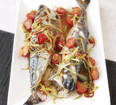 https://www.pontalo.net - Mackerel with sizzled garlic