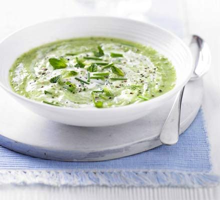 https://www.pontalo.net - Green cucumber & mint gazpacho