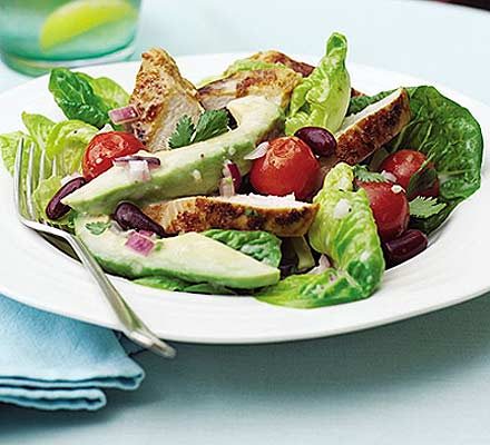 https://www.pontalo.net - Cumin chicken & avocado salad