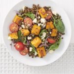 https://www.pontalo.net - Warm roasted squash and puy lentil salad