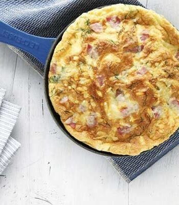 https://www.pontalo.net - Cheese & ham souffléd omelette