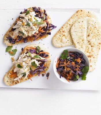 https://www.pontalo.net - Coronation chicken naans with Indian slaw