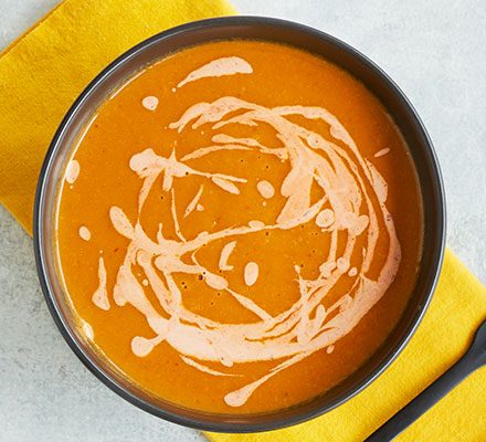 https://www.pontalo.net - Butternut squash and red pepper soup