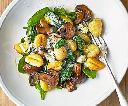 https://www.pontalo.net - Roast mushroom gnocchi