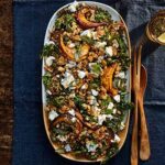 https://www.pontalo.net - Roast squash with goat’s cheese & puy lentils