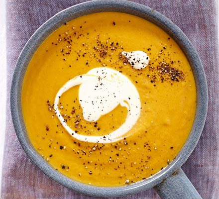 https://www.pontalo.net - Roasted sweet potato & carrot soup