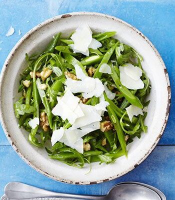 https://www.pontalo.net - Runner beans with rocket & Parmesan