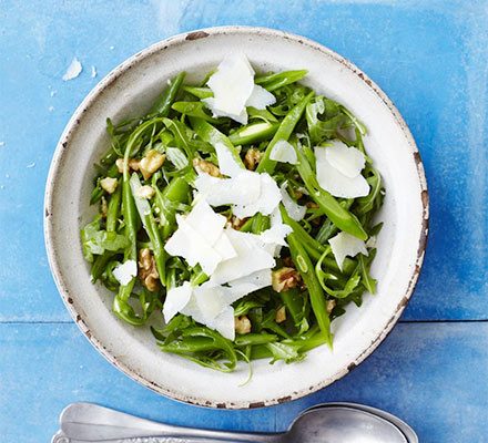 https://www.pontalo.net - Runner beans with rocket & Parmesan