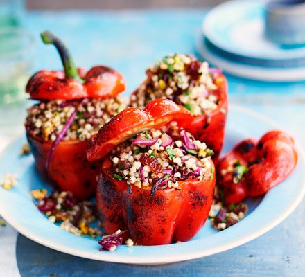 https://www.pontalo.net - Salad-stuffed blackened peppers