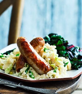 https://www.pontalo.net - Herby sausages with butter bean mash