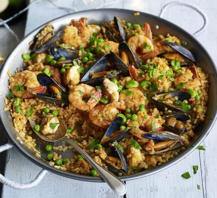 https://www.pontalo.net - Seafood paella