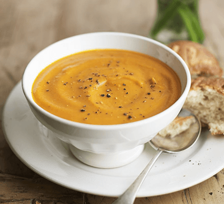 https://www.pontalo.net - Carrot & tomato soup