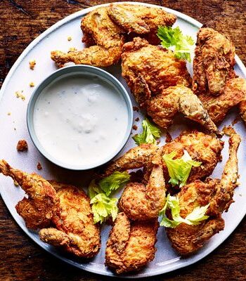 https://www.pontalo.net - Southern-fried quail with blue cheese dressing