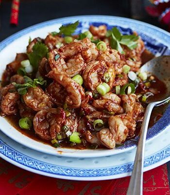 https://www.pontalo.net - Spicy Sichuan-style prawns