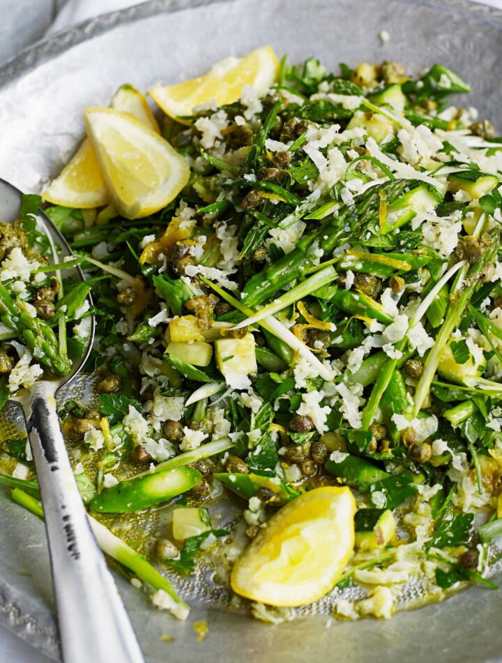 https://www.pontalo.net - Spring vegetable & cauliflower tabbouleh