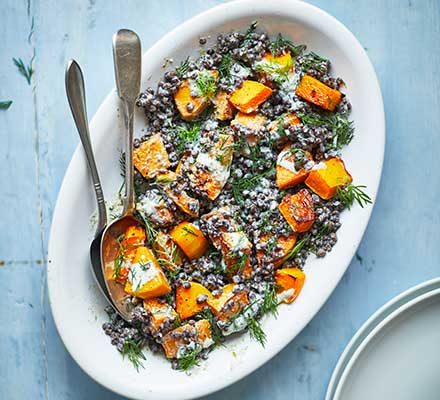 https://www.pontalo.net - Squash & lentil salad