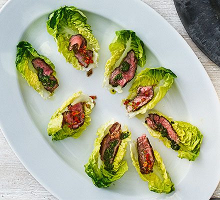 https://www.pontalo.net - Steak lettuce cups