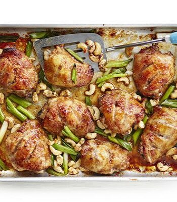 https://www.pontalo.net - Sticky Chinese five-spice chicken traybake