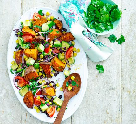 https://www.pontalo.net - Sweet potato Tex-Mex salad