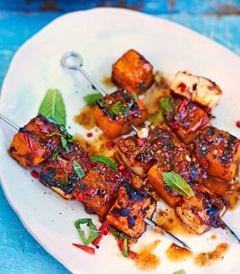 https://www.pontalo.net - Tamarind squash & halloumi skewers