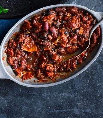 https://www.pontalo.net - Chorizo & bacon bean stew