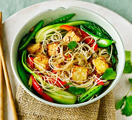 https://www.pontalo.net - Tofu with stir-fried noodles