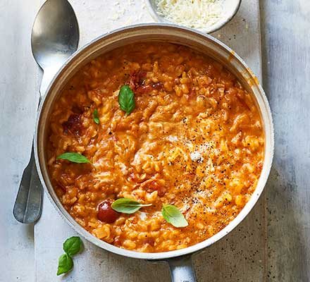 https://www.pontalo.net - Tomato & mascarpone risotto