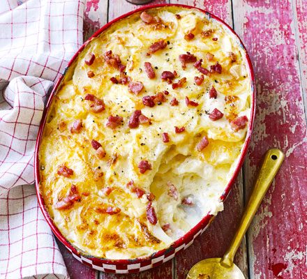 https://www.pontalo.net - Triple cheese & bacon dauphinoise