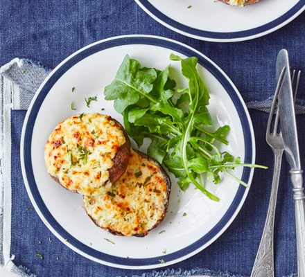 https://www.pontalo.net - Triple cheese & tarragon-stuffed mushrooms