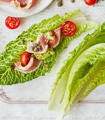 https://www.pontalo.net - Healthy tuna lettuce wraps