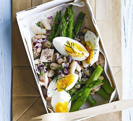 https://www.pontalo.net - Lemony tuna & asparagus salad box