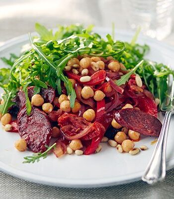 https://www.pontalo.net - Warm chorizo & chickpea salad