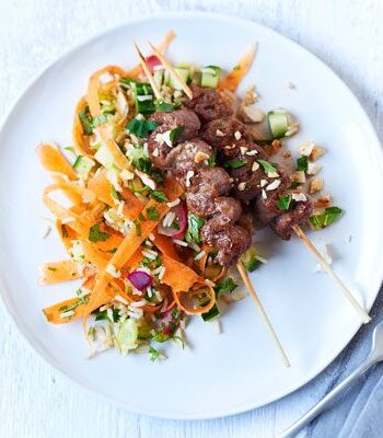 https://www.pontalo.net - Zingy teriyaki beef skewers